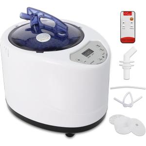 2.6L Sauna Steamer Machine, Portable Steam Generator Sauna Steamer with Remote Control, Sauna Steamer Pot for Home Shower Spa 1000w
