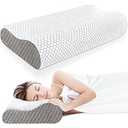 Cervical Neck Pillow for Pain Relief, Bed Pillows for Head Neck Shoulder Support, Ergonomic Cooling Pillow, Orthopedic Contour Pillow for Side Back Stomach Sleepers,Neck Support Memory Foam Pillows
