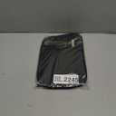 Travel Toiletry Bag with Waterproof Compartments and Hanging Hook-Black