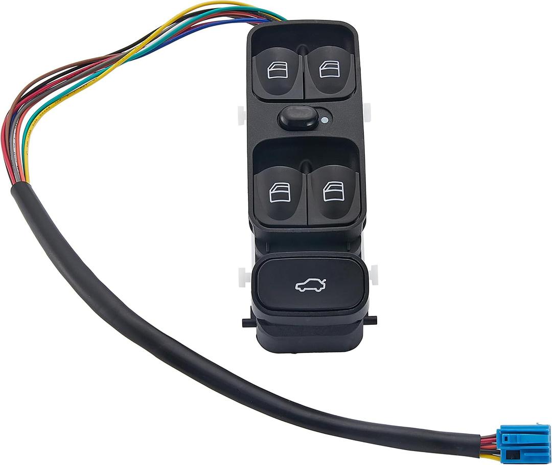 Power Window Switch Fits for 2003-2007 Mercedes Benz C230 C240 C280 C320 C350 C55, 02-04 C32 AMG, 05-06 C55 AMG.Driver Side Control Door vidrios Master Switch. Replaces 2038200110 A2038210679