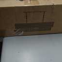 34" Rattan Chandelier, Boho Dining Room Rectangle Linear Light