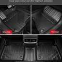 All Weather Floor Mats Fit for 2017-2022 Honda CR-V All Models (Include Hybrid) - Custom Fit TPE Floor Liners Accessories for Honda CRV 1st and 2nd Row Full Set Car Mats