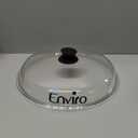 Enviro Borosilicate Domed Lid 20 cm, Glass, White