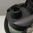 32 oz Glass Water Bottles - 1 Liter Motivational Tumbler With Time Marker - Borosilicate Glass With Silicone Sleeve and 2 Lids, Handle Spout & Bamboo Straw Lid (Olive)