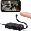 Mini Hidden Camera WiFi, 1080P Small Indoor Security Camera with Bluetooth Setup, Live View, Motion Detection, AP Hotspot, Micro SD Card Recording, No WiFi Needed for Local Recording