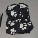 Cnkwei Dog Pajamas Medium Large Dog Paw Printed Greyhound Pajamas Jumpsuit Bodysuit (Black White)