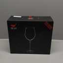 JBHO Hand Blown Italian Style Crystal White or Red Wine Glasses - Gift Packaging for Any Occasion - Lead-Free Premium Crystal Clear Glass - Set of 4, 18 Ounce 