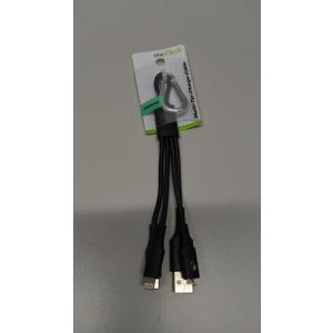 CellCandy 4 in 1 Charge Cable Black
