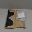 Stainless Steel Stove Gap Covers - Stove Gap Filler, Easy retractable Length 13.8" to 27.5", Width 0.79", Heat Resistant Guard Between Stove Top & Counter, 2Pck (Black)