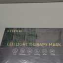 Red Light Therapy Mask for Face, 7 Colors LED Face Mask Light Therapy At Home, Led Face Mask Light Therapy, Black
