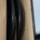 (1PR,Black) Wheelchair rear wheel replacement 24x1"wheel,Rear Wheel Assembly for 16-18-20 Inch Wheelchairs, Replacement parts (24 * 13/8(2count))