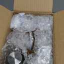 PROBTTL 18 Oz Glass Juice Bottles with Lids Refillable Clear Glass Water Bottles with Stainless Steel Airtight Caps, Dishwasher Safe, Reusable Drinking Juice Containers (6-Pack, No Sleeves)