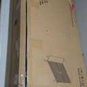 Fluted Shoe Storage for Entryway, Walnut Hidden Cabinet with Metal Legs, Organizer with Flip Doors, Slim Entryway Storage (23.6" Wide)