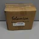 Selamica Ceramic Dessert Plates Set of 6, Small Salad Plates 6 Inch Appetizer Plates for Kitchen, Small Dinner Plates/Dishes for Cake Snacks Side Dish, Microwave Dishwasher Safe, Gradient Blue