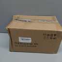 DILATATA 12-inch White Christmas Table Centerpiece with 5" Glitter Magnolia Flower and White Berries Fir Greenery Artificial Floral Centerpiece