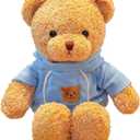 11.8 inches Teddy Bear Stuffed Animals Soft Plush Cute Teddy Bear Doll for Boys Girls (Blue)