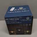 ULAROOM Battery Operated Lamp with Remote Control,Battery Powered Table Lamps with Timer&Replaceable LED Blub,Dimmable Brightness Small Lamp for New Home Gift Decorative Corner Bedroom (Yellow)