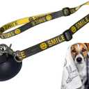 Dog Bathing Tether with Heavy Suction Cup, Dog Grooming Tub Restraint Leash with Adjustable Collar for Pet Cat Shower and Grooming