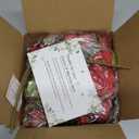 MARTINE MALL 4 Packs Peonies Artificial Flowers, Burgundy Artificial Peonies, Silk Peonies Flowers Fake Peonies Artificial Flowers Peonies Bouquet for Halloween Centerpiece Table Wedding Home Decor (Red)