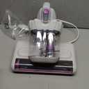 winterbear Mattress Vacuum Cleaner, 17Kpa Suction 500W High Power Handheld Roller-Type Bed Vacuum Cleaner with U-V-C Light & High Heating & Ultrasonic Tech, 2 * 30000Rpm Brush Rolls, Corded, White