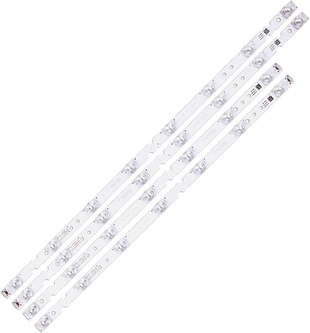 4 Pcs Led Backlight Strips Set Replacement for 55S421 55S423 55S425 4C-LB5508-HR02J 4C-LB5507-HR03J 4C-LB5508-HR03J 4C-LB5508-HR06J 55HR330M08A2 55HR330M07B2 55HR330M07A2 55D6