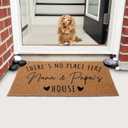 Tinideya Nana Papa Welcome Doormat for Mothers Day Grandma Grandparents Gifts, Gigi Mimi's Gifts from Grandkids Granddaughter for Modern Farmhouse Mat Decor(Nana Papa,29 x 17 Inch)