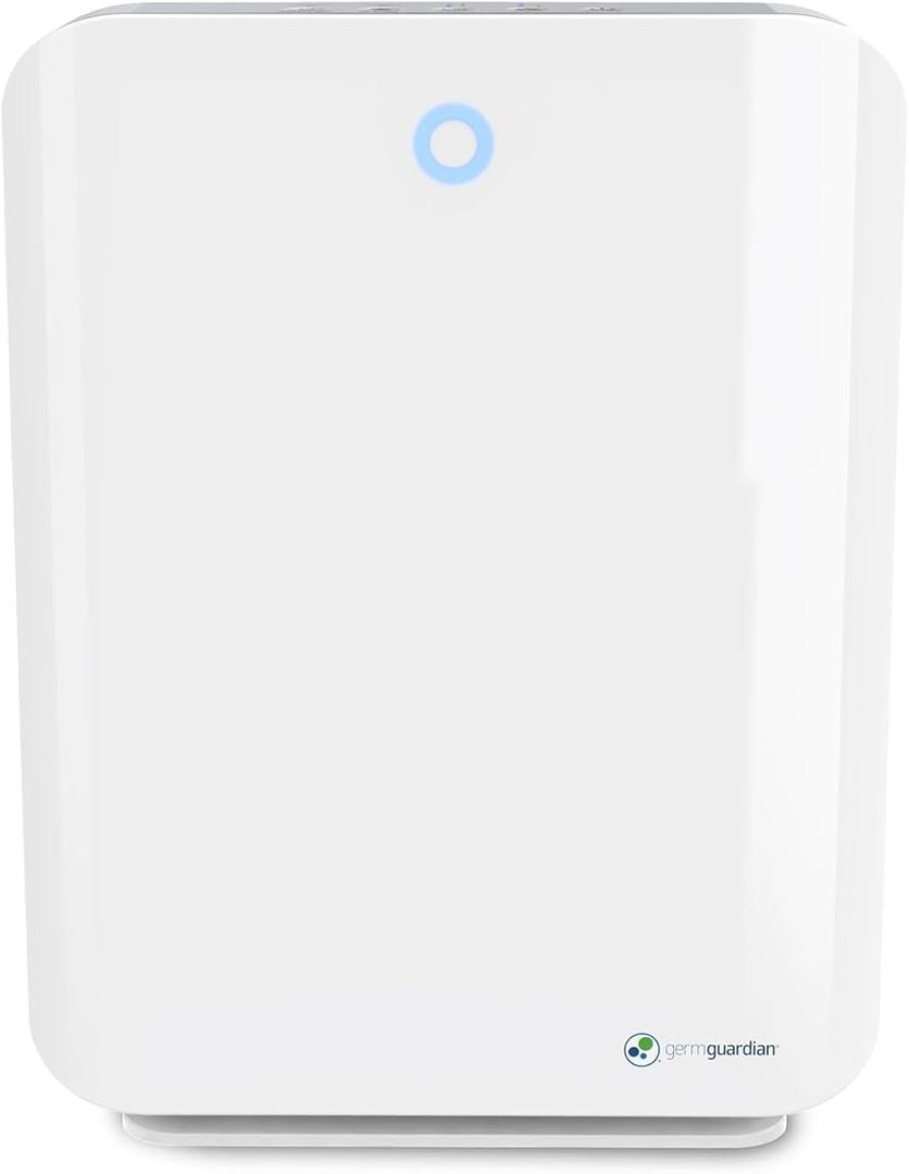 GermGuardian HEPA Air Purifier for Home, Large Rooms up to 1760 Sq. Ft. with HEPA Air Filter & UV-C Light, AC5900WCA, White