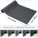 jxgzyy Commercial Front Door Mat 3'11" x 2'8", Non-Slip Indoor Outdoor Doormat, Heavy Duty Runner Rug for Entrance, Porch, Patio, Garage, High Traffic Area, Dark Grey