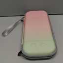 STARTRC GAMES Slim Carrying Case for Nintendo Switch 2 2025, Hard Shell Travel Case with 12 Game Card Slots, Portable Carry Bag for Switch 2 Console Pink & Green