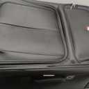SWISSGEAR Sion Softside Expandable Spinner Luggage Durable Lightweight Travel Suitcase, Black, Checked-Large