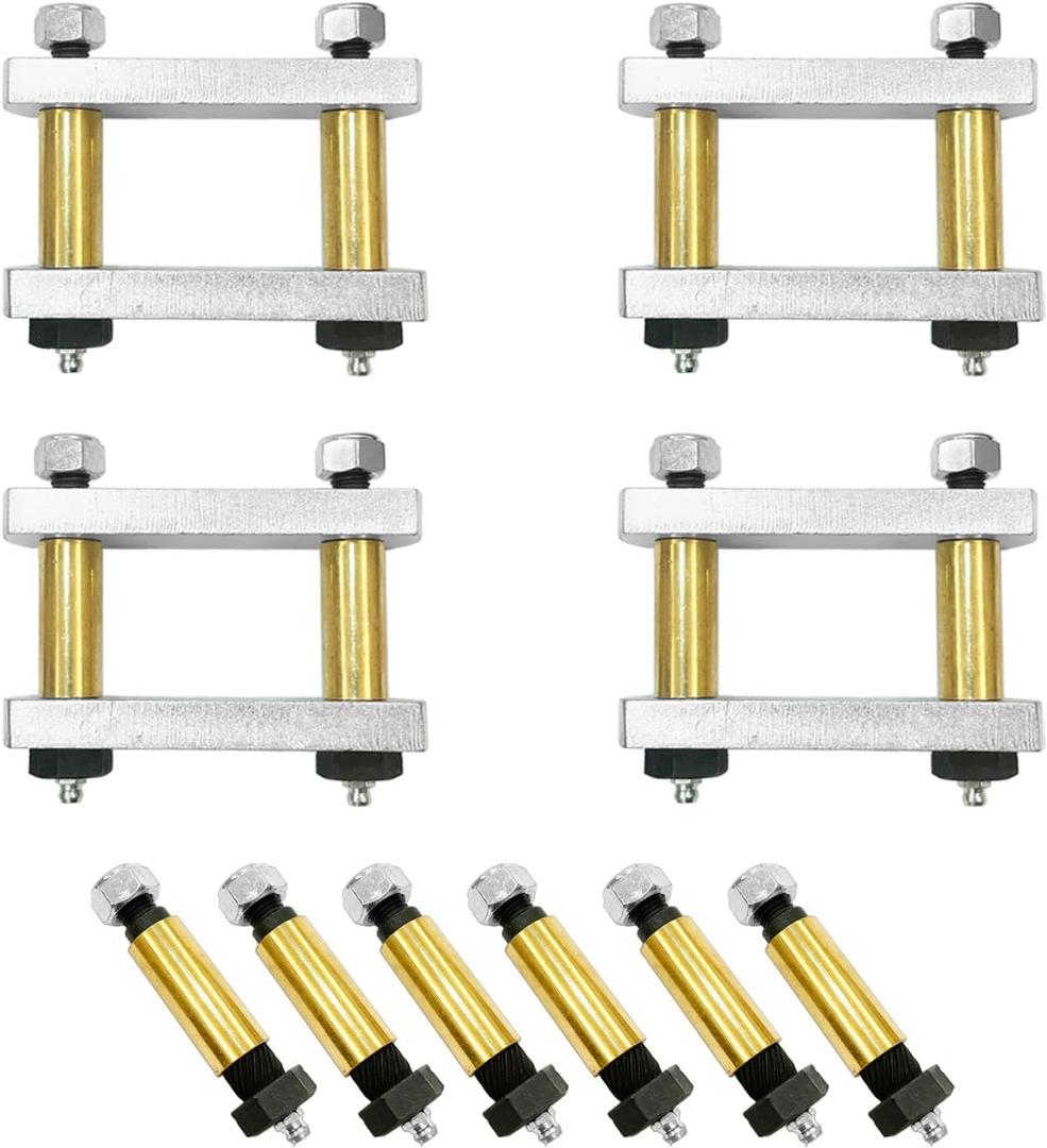 Heavy Duty Shackle Upgrade Kit Trailer Shackle Kit 3.125" Shackles Tandem Axle Replaces UO12-021