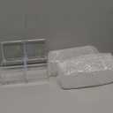 KissYou Acrylic Box Clear Boxes with Hinged Lid Transparent Display Square Cube Storage Organizer Containers for Wedding,Birthday and Jewelry,Cake,Candy