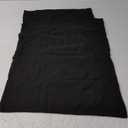 Pillow Cases 2 Pack Black 18.5x26.5 (No Brand)