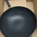 T-Fal Ultimate Hard Anodized Nonstick Wok 14 Inch, Oven Broiler Safe 350F, Non Stick Stir-Fry Pan, Cookware, Pots and Pans, Kitchen, Versatile Deep Frying, Saut, Braise, Stew, Dishwasher Safe, Black