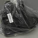 Shoe'N Tale Women's Knee High Boots Flat Low Heel Slouch Pointed Toe Winter Shoes with Side Zipper (8, Black)