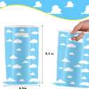 7 x Hatraky 50pcs Blue Sky and White Clouds Party Favors Bags & Goodie Bags
