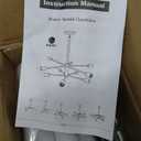 Modern Sputnik Chandeliers Light, 8-Light Black Chandeliers for Dining Room, Height Adjustable Ceiling Lights Farmhouse Chandelier for Kitchen Island Living Room Bedroom