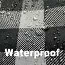Classic Gingham Plaid Tablecloth Fabric - Rectangular 58x102 Inch Water Resistant Checked Table Cloth for Indoor/Outdoor Use - Table Cover for Kitchen, Picnics, Gardens, and Parties