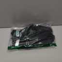 IDOMIK Warm Dog Coat with Harness, Waterproof Reflective Dog Jackets for Dogs, Fleece High Collar Winter Jacket with Zipper, Pet Winter Snowsuit Clothes for Cold Weather,Black S (S(Neck Girth:12.6"))