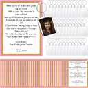 36 Sets End of Year Student Gifts from Teacher Perschool Graduation Gift Includes 36 Photo Frame Keychains and 36 Poem Cards for Students