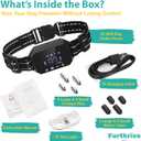 Furthrive GPS Dog Collar, Wireless Dog Fence 100–3280 ft Circular Boundary, Waterproof GPS Dog Collar System Outdoor with Beep, Vibration & Adjustable Training