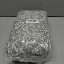 Yimobra Bathroom Rugs Non Slip Washable 32x20, Ultra Soft and Water Absorbent Bath Mats, Plush Fluffy Shower Mat Outside, Microfiber Thick Matts for Bathroom Floor/Tub, Light Gray and White