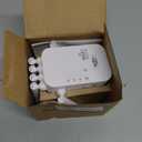 WiFi Extender Signal Booster, 2026 Best WiFi Extender with Ethernet Port, 1200Mbps WiFi Booster Dual Band 5GHz/2.4GHz, Up to 12,880 Sq.ft and Wireless Long Range Amplifier, 1-Tap Setup, White