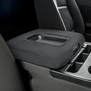 JOYTUTUS Center Console Cover Compatible with Silverado Sierra 2014 2015 2016 2017 2018 Jump Seat, Neoprene Arm Rest Armrest Cover for Car, Durable Middle Console Cover Replacement for Trucks