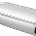 Exhaust tip - 2.5 Inch Inlet Bolt on Design- Stainless Steel Car Muffler Tips 2.5" ID x 3"OD x 8.5"L (Chrome)