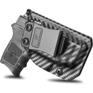 Carbon Fiber IWB Holster: Glock 19/17, 43/43X, Taurus G3C G2C G3, M&P Shield 9/.40, M&P Shield EZ,Sig P365/P365 SAS,Springfield XDS 3.3'', Hellcat,Ruger LC9/EC9/LCP2,M&P Bodyguard 380,SCCY CPX-1 CPX-2