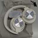 Hybrid Active Noise Cancelling Headphones, Wireless Over Ear Bluetooth, 130H Playtime, Hi-Res Sound, Deep Bass, Customize via App, Comfort Earcup for Business Travel Workout