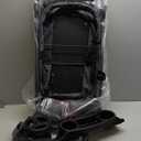 3 in 1 Pet Stroller with Removable Carrier, Folding Stroller for Small/Medium Dogs and Cats, Waterproof, All-Terrain, with Sun Shades, Car Seat (Dark Gray)