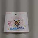 Mini Karaoke Machine, Portable Bluetooth Karaoke Speaker with 2 Wireless Microphones, Singing Machine with Party Lights for Kids and Adults, Birthday Gifts for Girls Boys Family Home Party (Black 2 Mics)