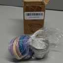 [8 Pack] Salad Dressing Container To Go, 2.4oz Small Condiment Containers with Leakproof Silicone Lids, Reusable Stainless Steel Sauce Cups for Lunch Bento Box, Picnic and Travel